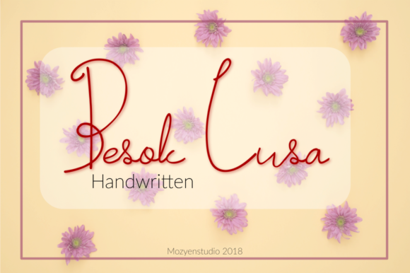 Besok Lusa: A Handwritten Font with Warmth and Soul